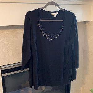 Black Coldwater Creek Sweater